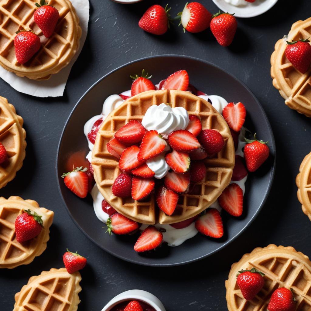 Gaufre Fraises Chantilly