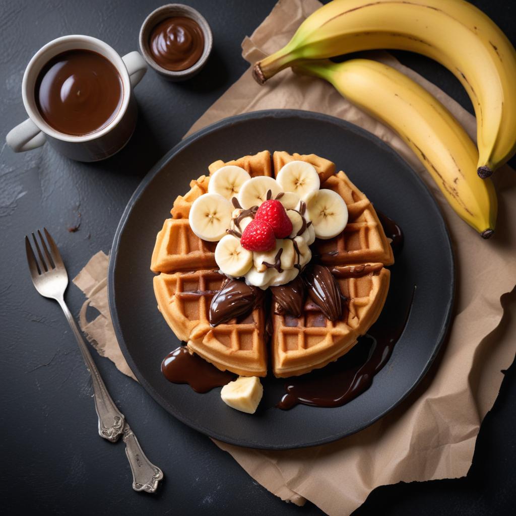 Gaufre Nutella Banane
