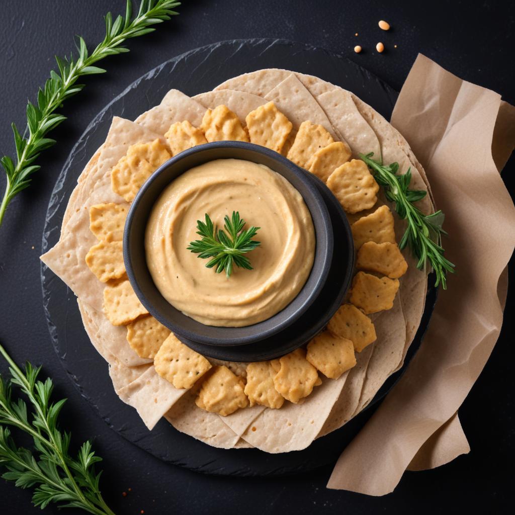 Tartine Houmous Roquette