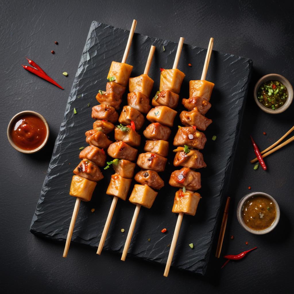 Satay Poulet x4